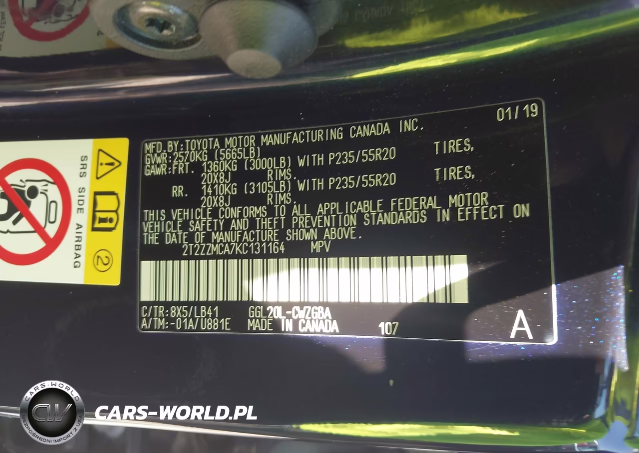 2019 Lexus Rx 350 VIN:2T2ZZMCA7KC131164 - 9