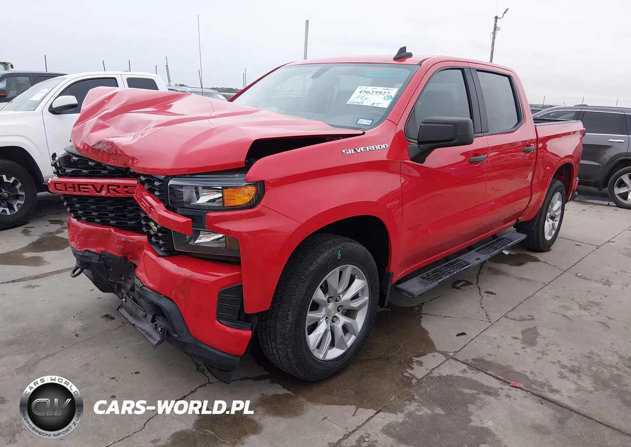2020 Chevrolet Silverado 1500 2Wd Short Bed Custom VIN:1GCPWBEK9LZ351119 - 2