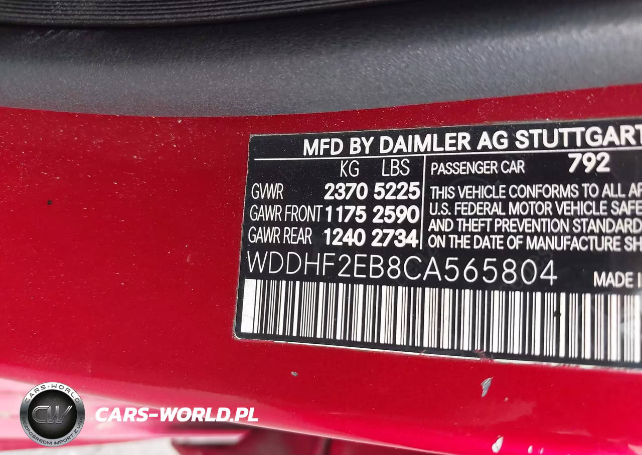2012 Mercedes-Benz E 350 Bluetec VIN:WDDHF2EB8CA565804 - 9