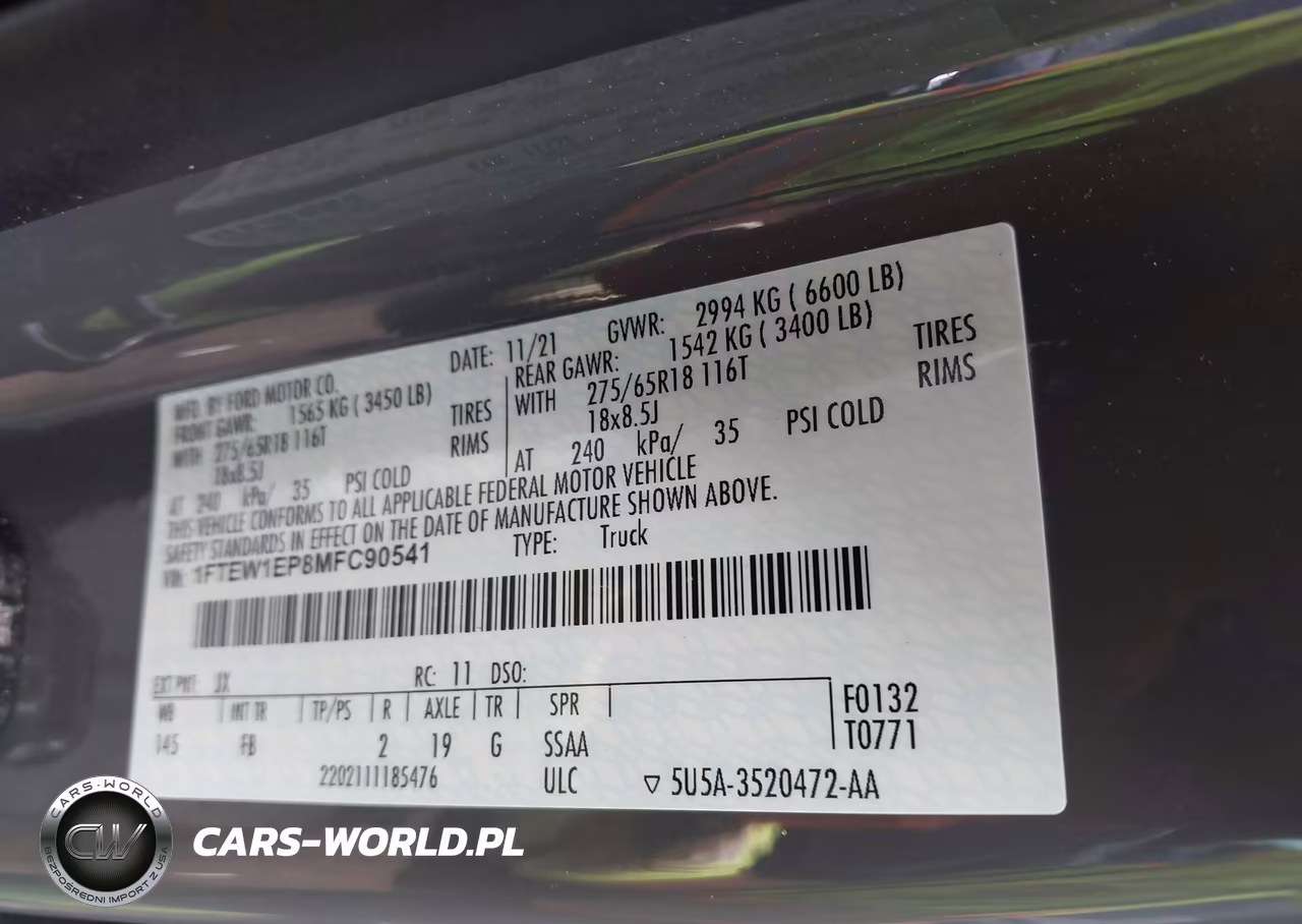 2021 Ford F-150 Xlt VIN:1FTEW1EP8MFC90541 - 9