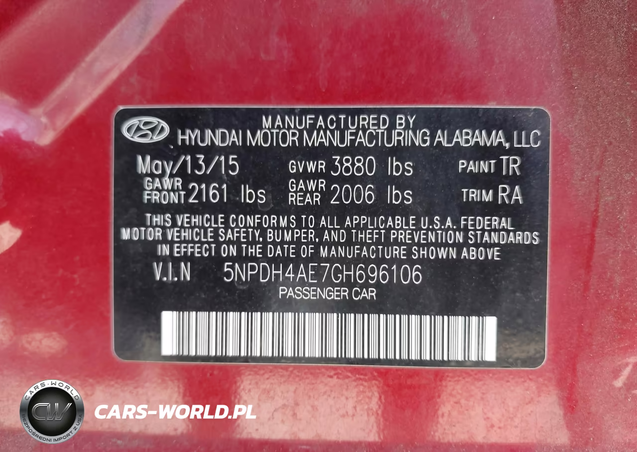 2016 Hyundai Elantra Se VIN:5NPDH4AE7GH696106 - 9