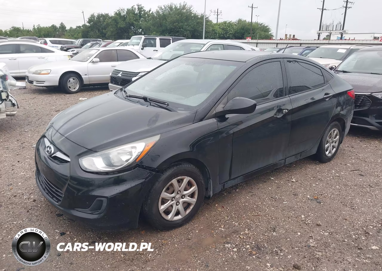 2013 Hyundai Accent Gls VIN:KMHCT4AE8DU397540 - 2