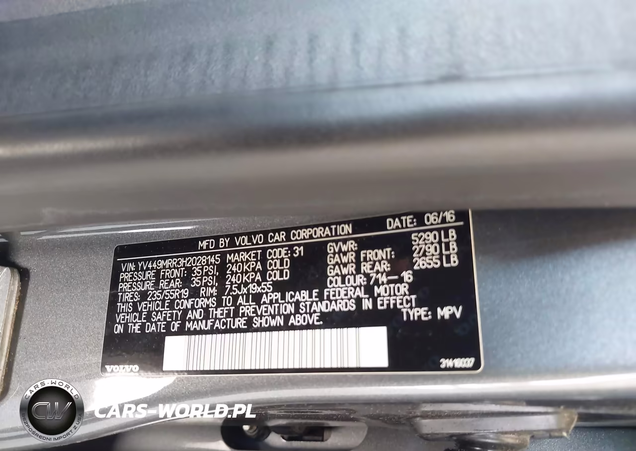 2017 Volvo Xc60 T6 Dynamic VIN:YV449MRR3H2028145 - 9