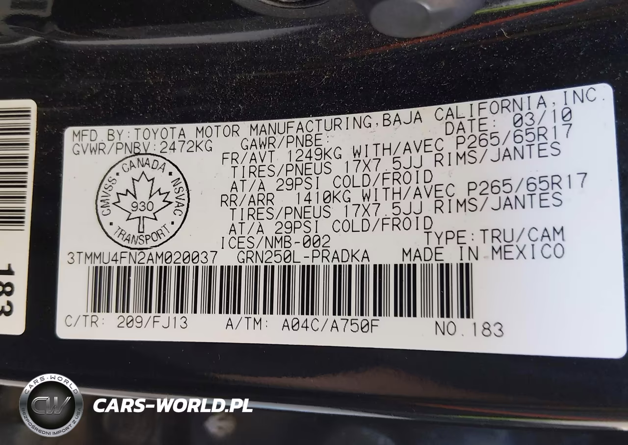 2010 Toyota Tacoma V6 VIN:3TMMU4FN2AM020037 - 9