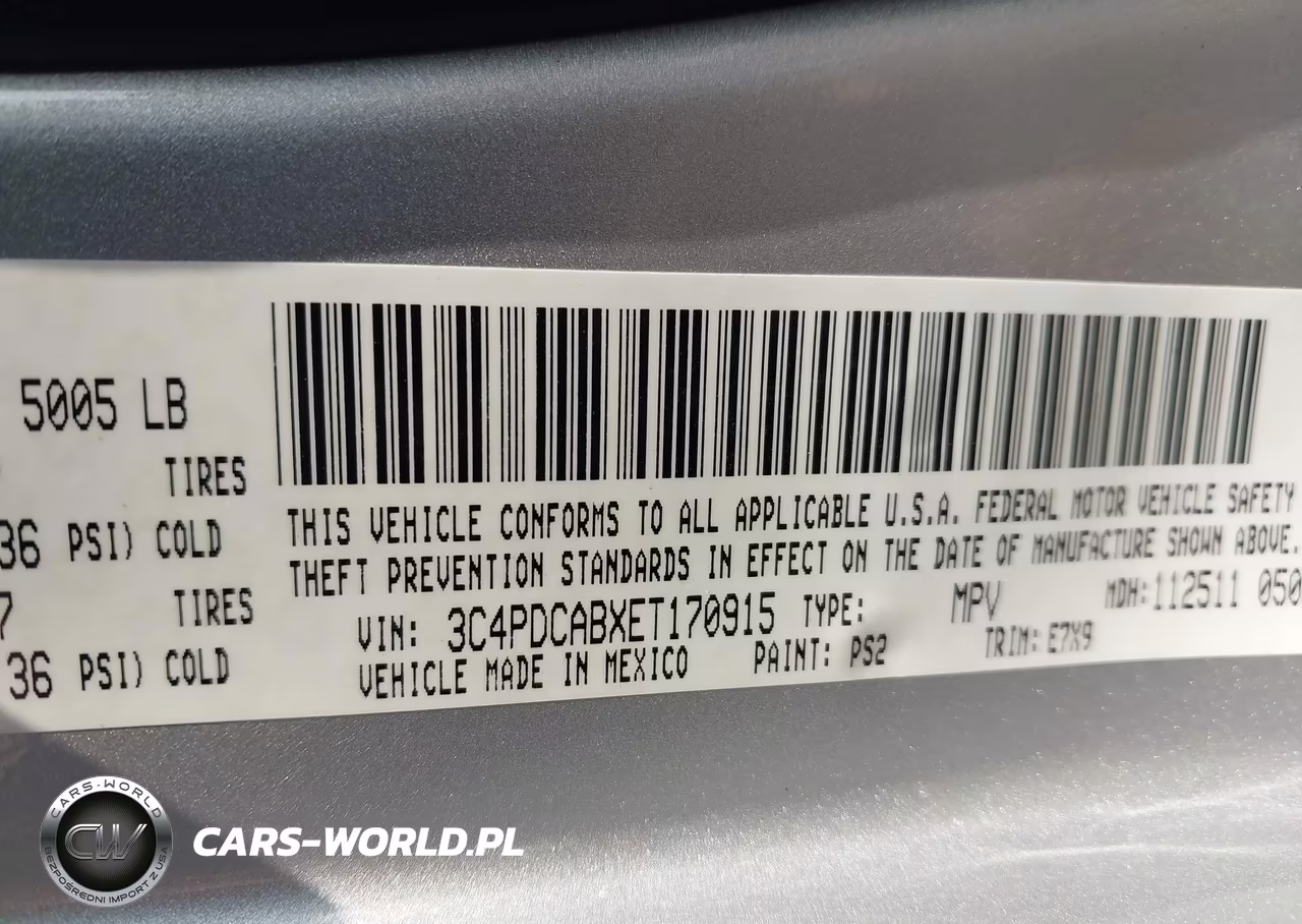 2014 Dodge Journey Se VIN:3C4PDCABXET170915 - 9