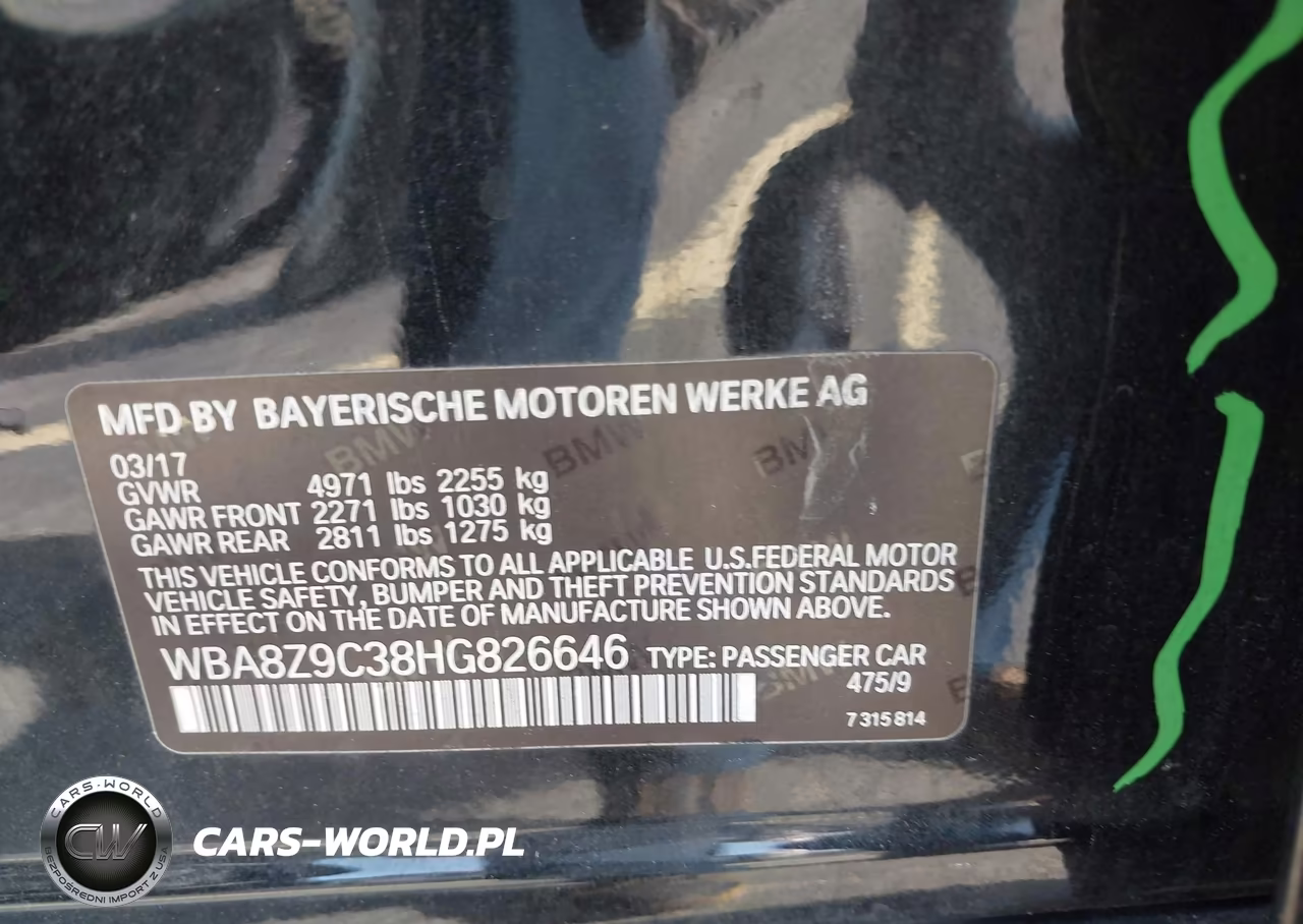 2017 BMW 330I Gran Turismo xDrive VIN:WBA8Z9C38HG826646 - 9