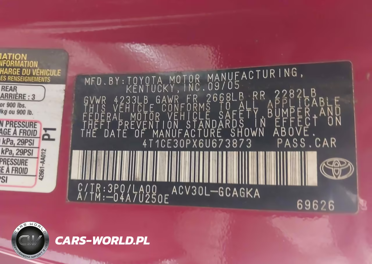 2006 Toyota Camry Solara Sle VIN:4T1CE30PX6U673873 - 9