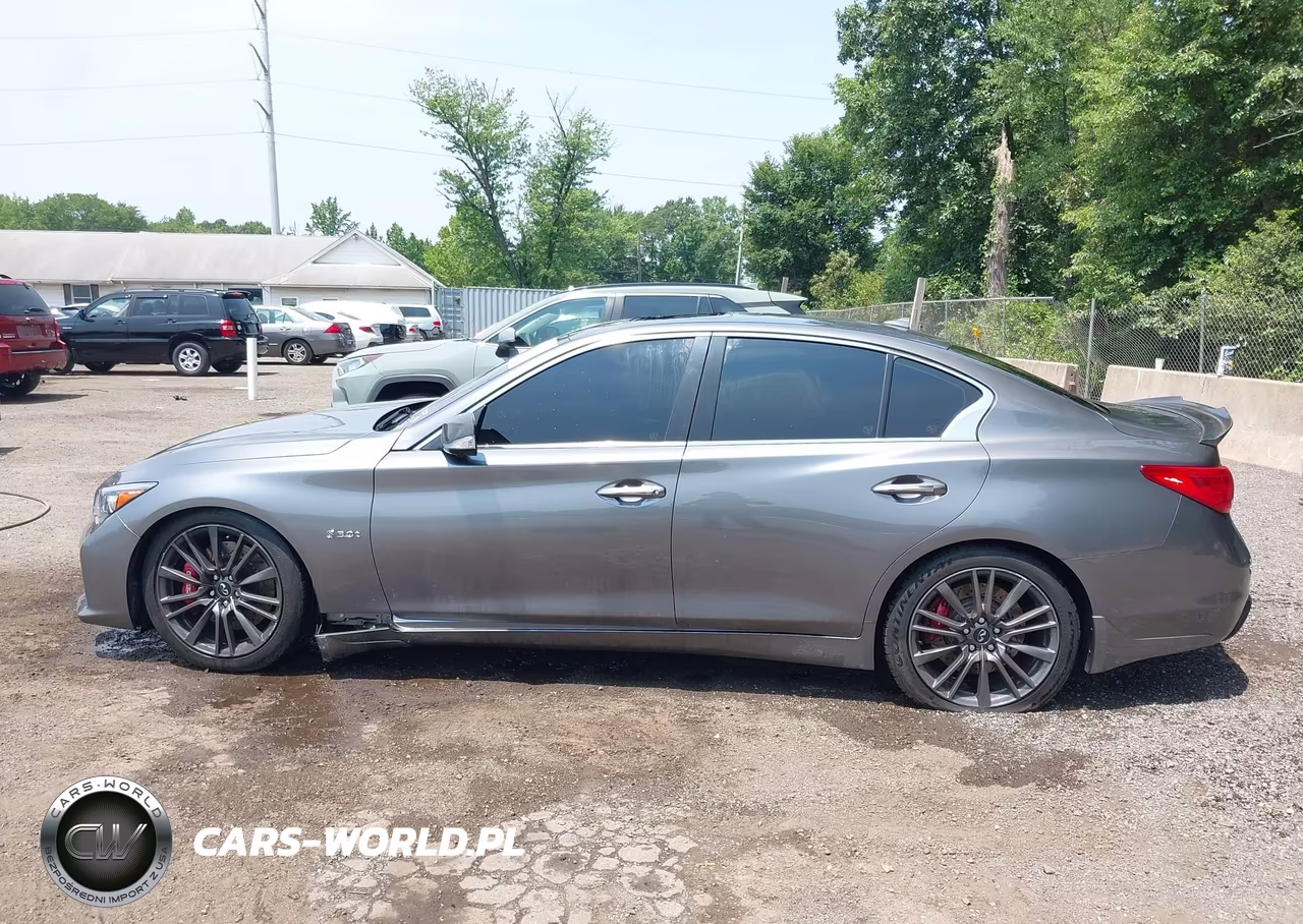 2016 Infiniti Q50 3.0T Red Sport 400 VIN:JN1FV7AR0GM450819 - 14