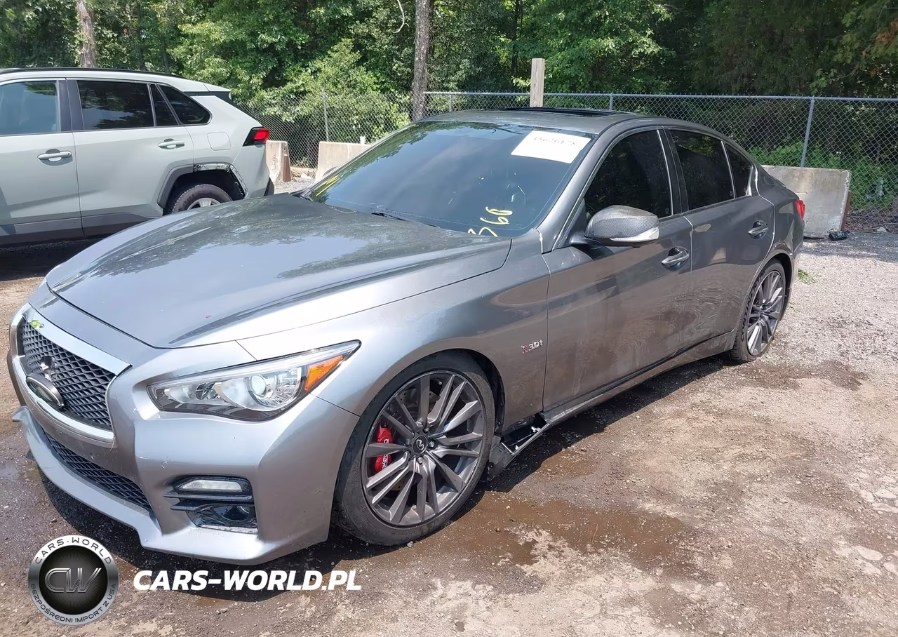 2016 Infiniti Q50 3.0T Red Sport 400 VIN:JN1FV7AR0GM450819 - 2