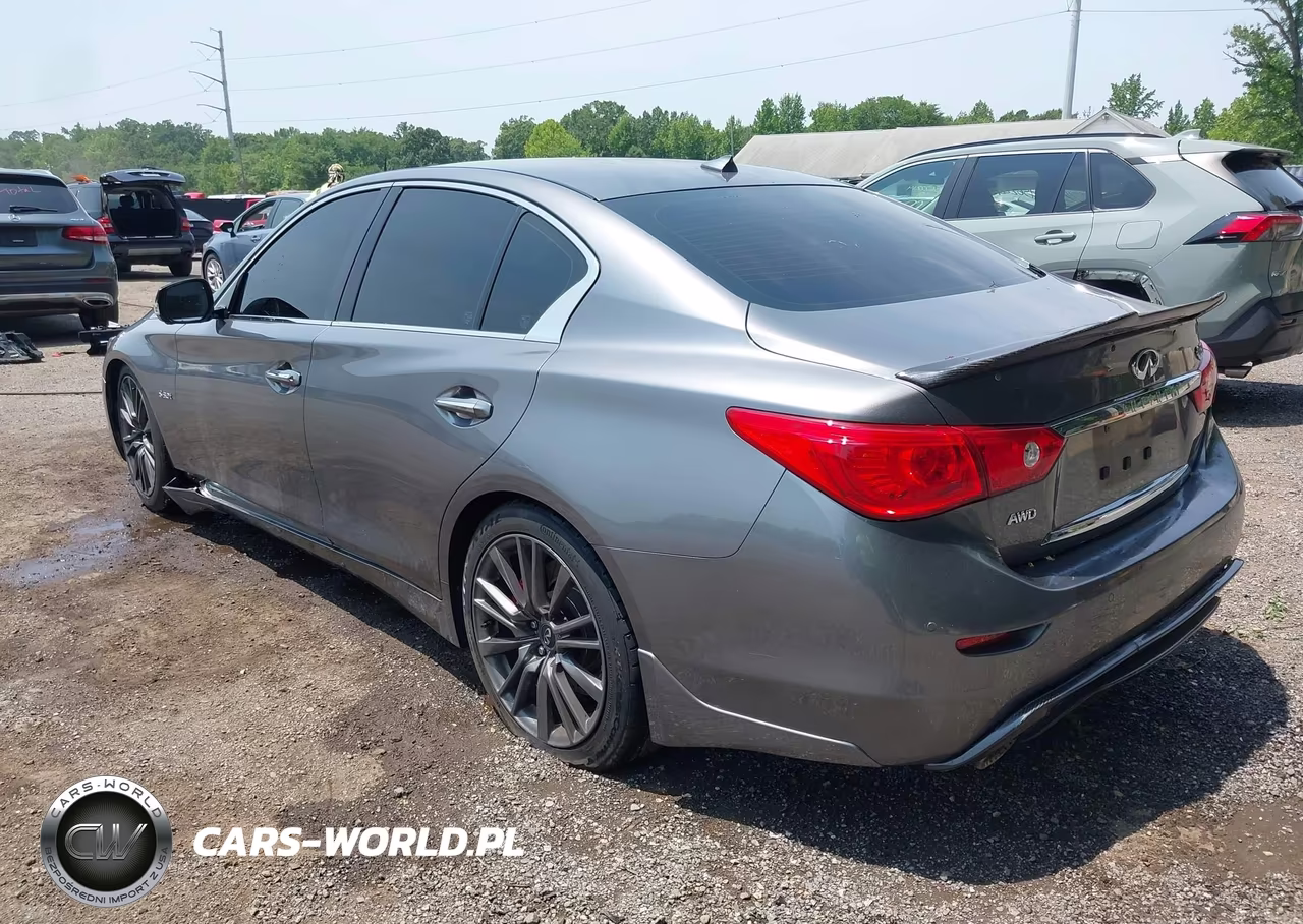 2016 Infiniti Q50 3.0T Red Sport 400 VIN:JN1FV7AR0GM450819 - 3