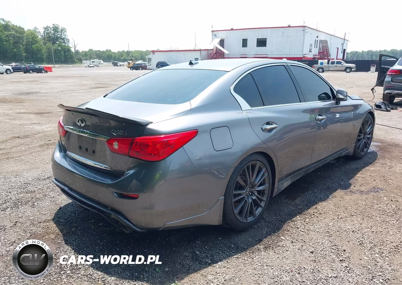 2016 Infiniti Q50 3.0T Red Sport 400 VIN:JN1FV7AR0GM450819 - 4
