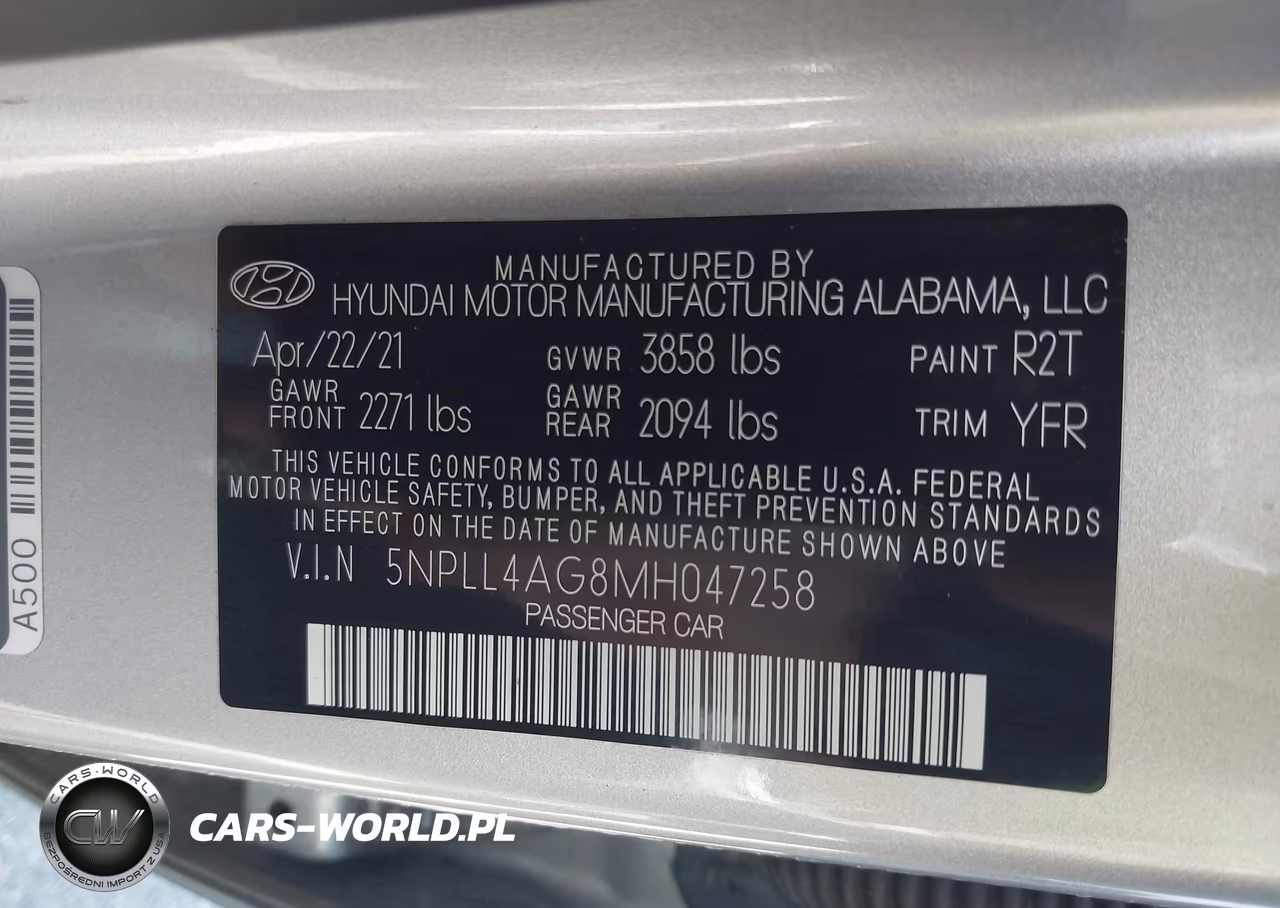2021 Hyundai Elantra Se VIN:5NPLL4AG8MH047258 - 9