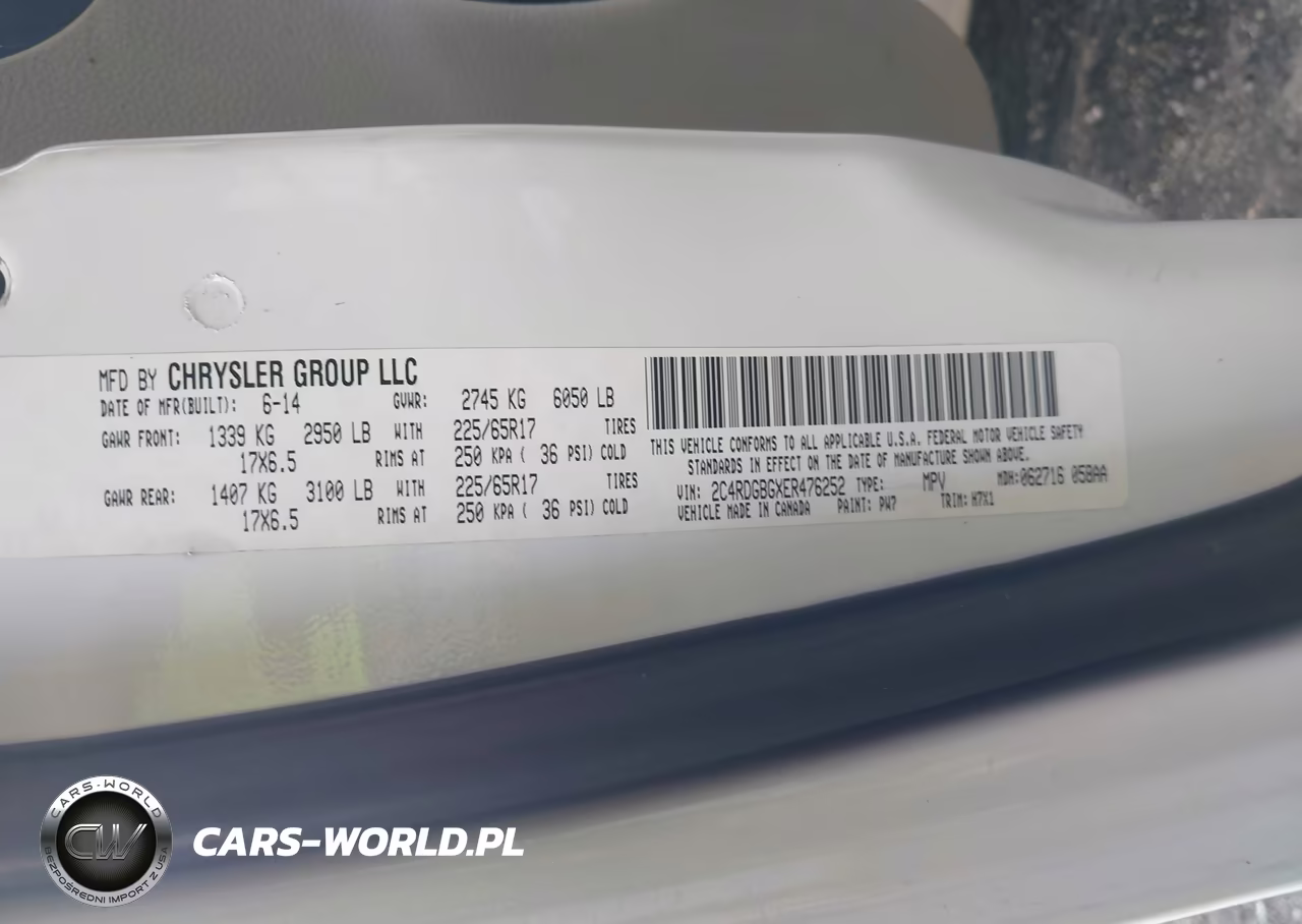 2014 Dodge Grand Caravan Se VIN:2C4RDGBGXER476252 - 9