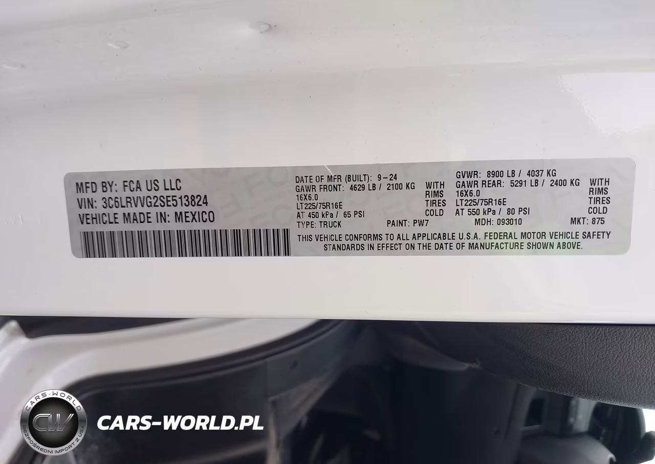 2025 Ram Promaster 2500 Tradesman Low Roof 136 Wb W-Pass Seat VIN:3C6LRVVG2SE513824 - 9