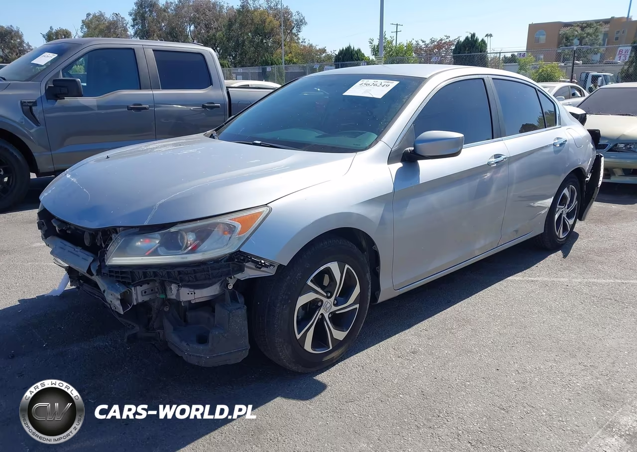 2016 Honda Accord Lx VIN:1HGCR2F38GA184013 - 2