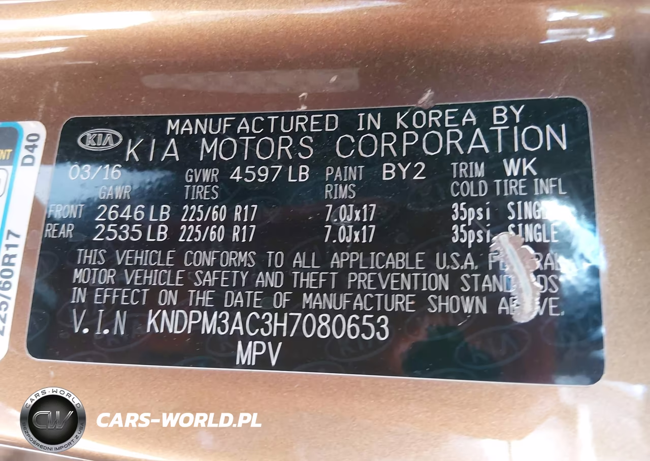 2017 Kia Sportage Lx VIN:KNDPM3AC3H7080653 - 9
