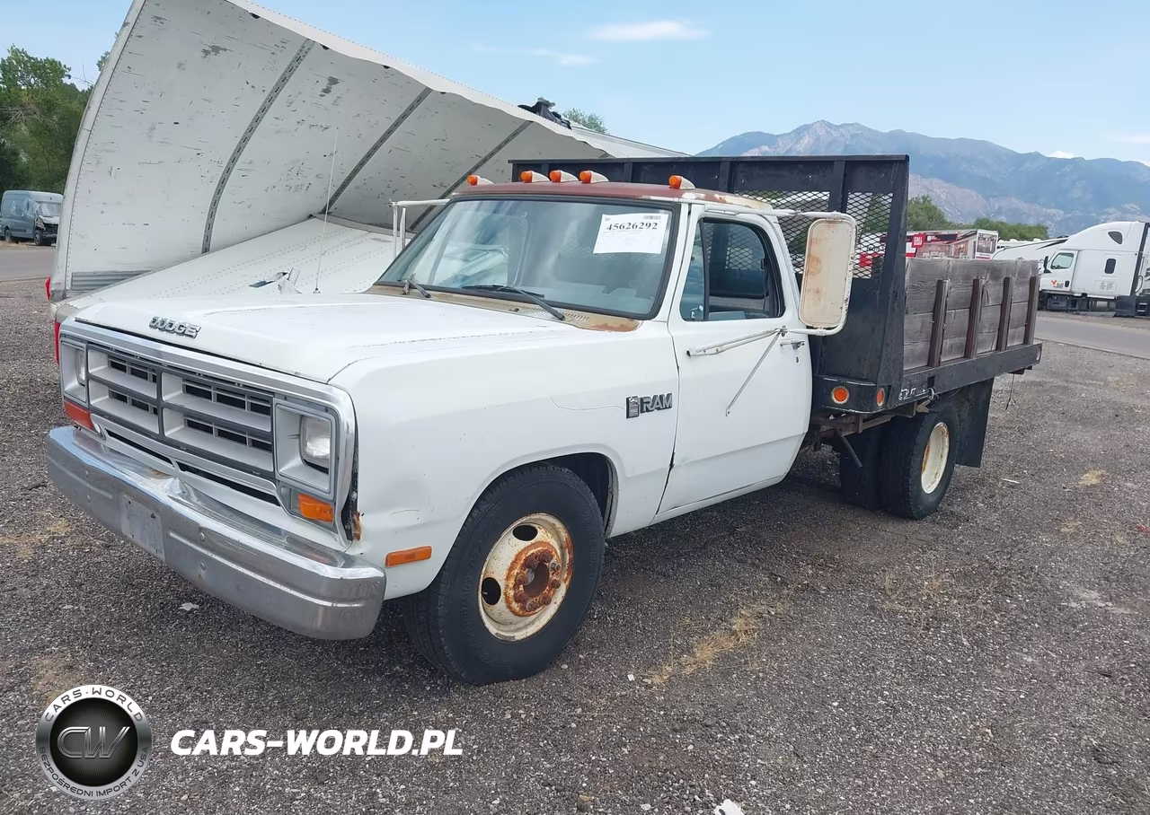 1989 Dodge D-Series D300-D350 VIN:1B6ME3658KS045951 - 2