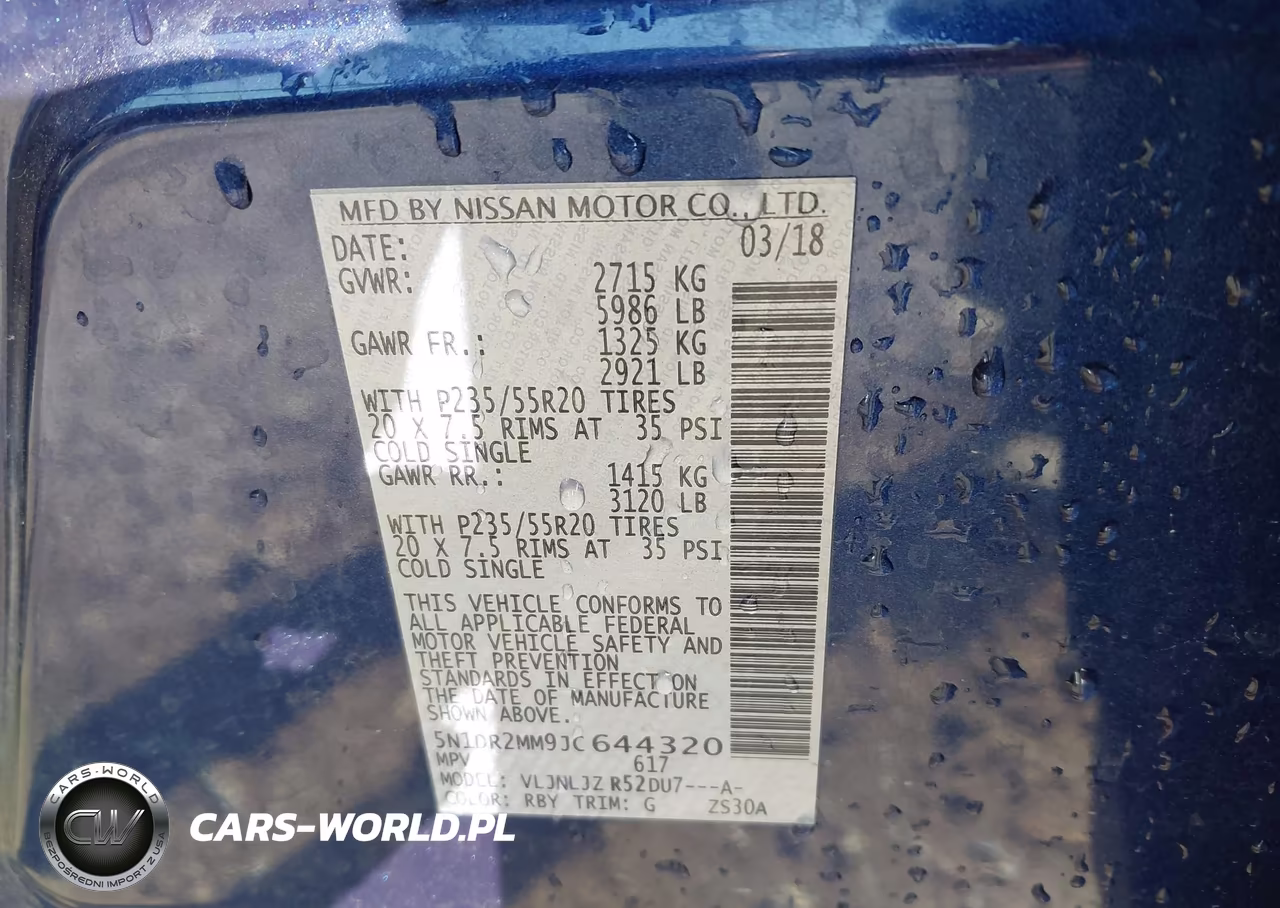 2018 Nissan Pathfinder Platinum VIN:5N1DR2MM9JC644320 - 9