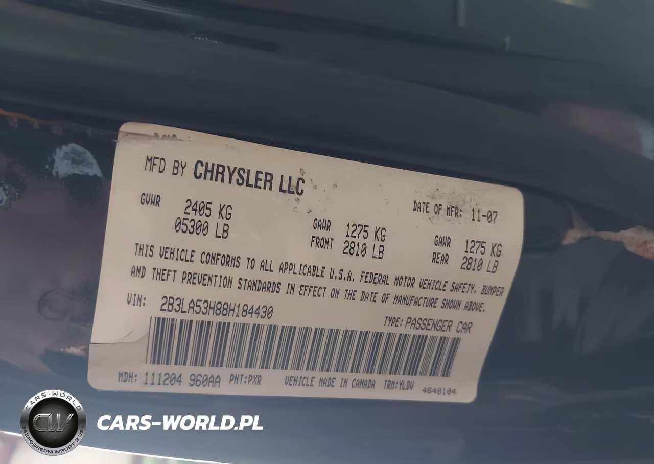 2008 Dodge Charger R-T VIN:2B3LA53H88H184430 - 9