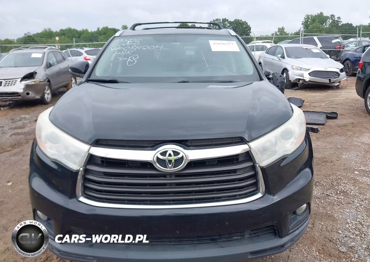 2014 Toyota Highlander Xle V6 VIN:5TDJKRFH3ES054204 - 12