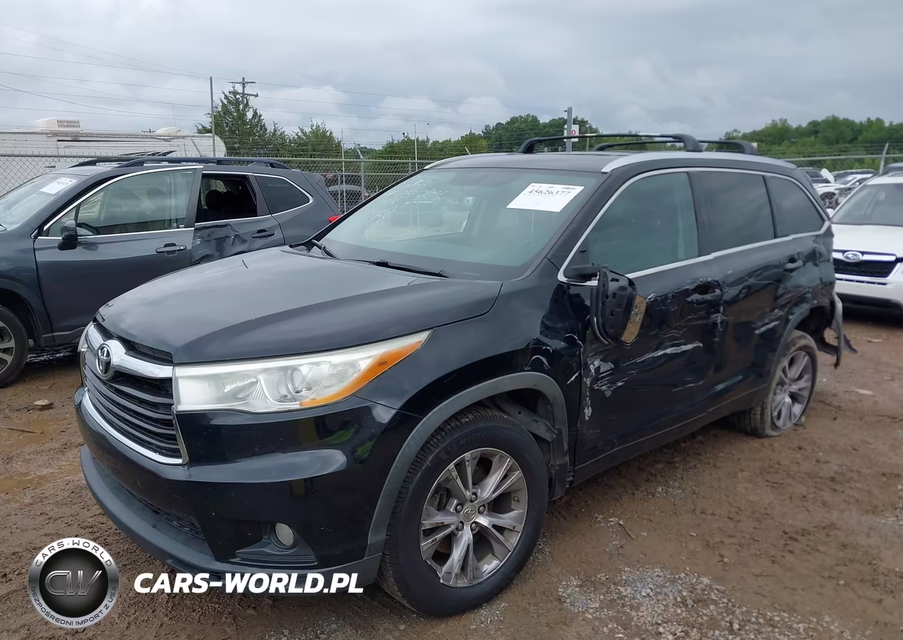 2014 Toyota Highlander Xle V6 VIN:5TDJKRFH3ES054204 - 2