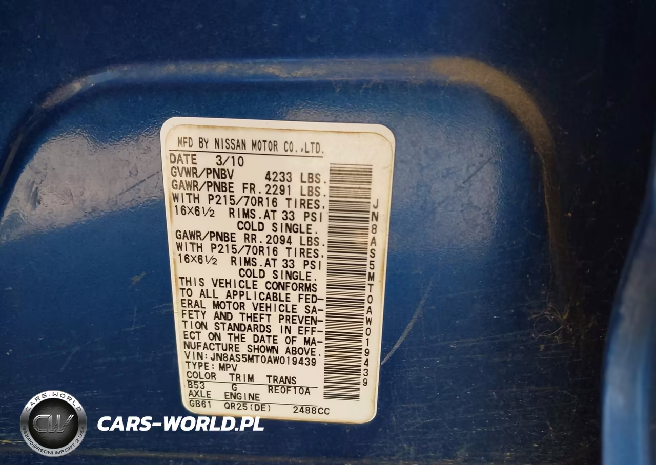 2010 Nissan Rogue S VIN:JN8AS5MT0AW019439 - 9