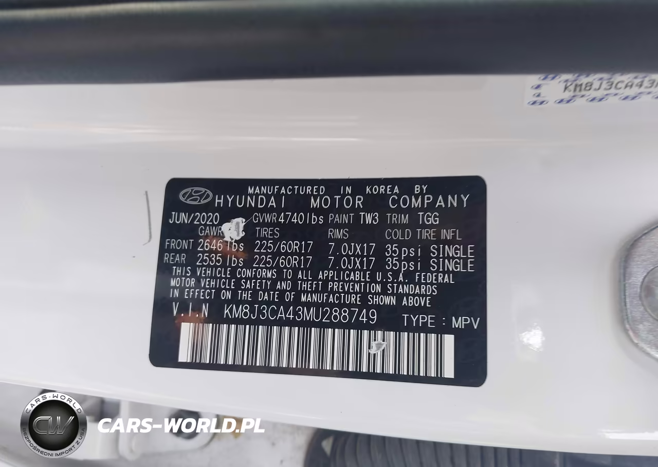2021 Hyundai Tucson Value VIN:KM8J3CA43MU288749 - 9