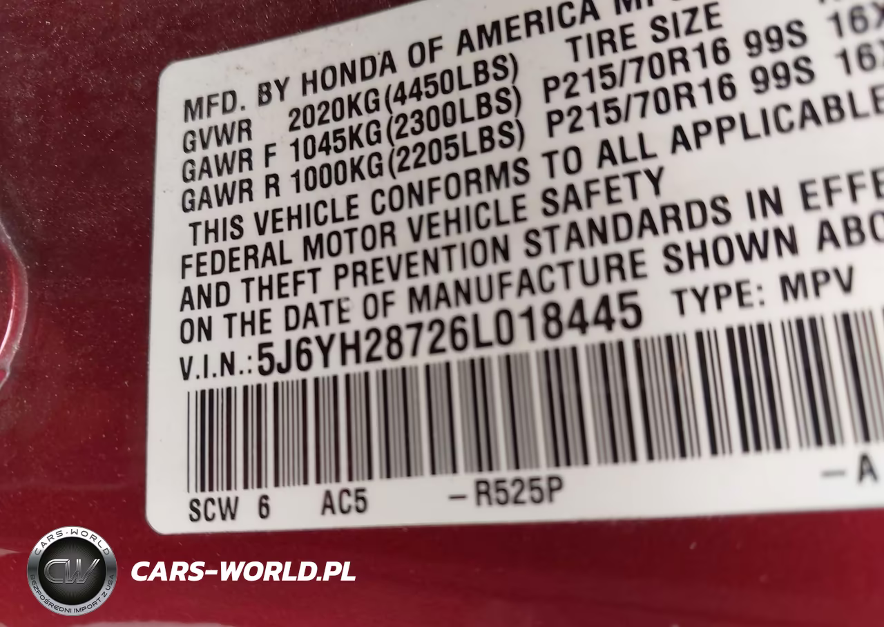2006 Honda Element Ex-P VIN:5J6YH28726L018445 - 9