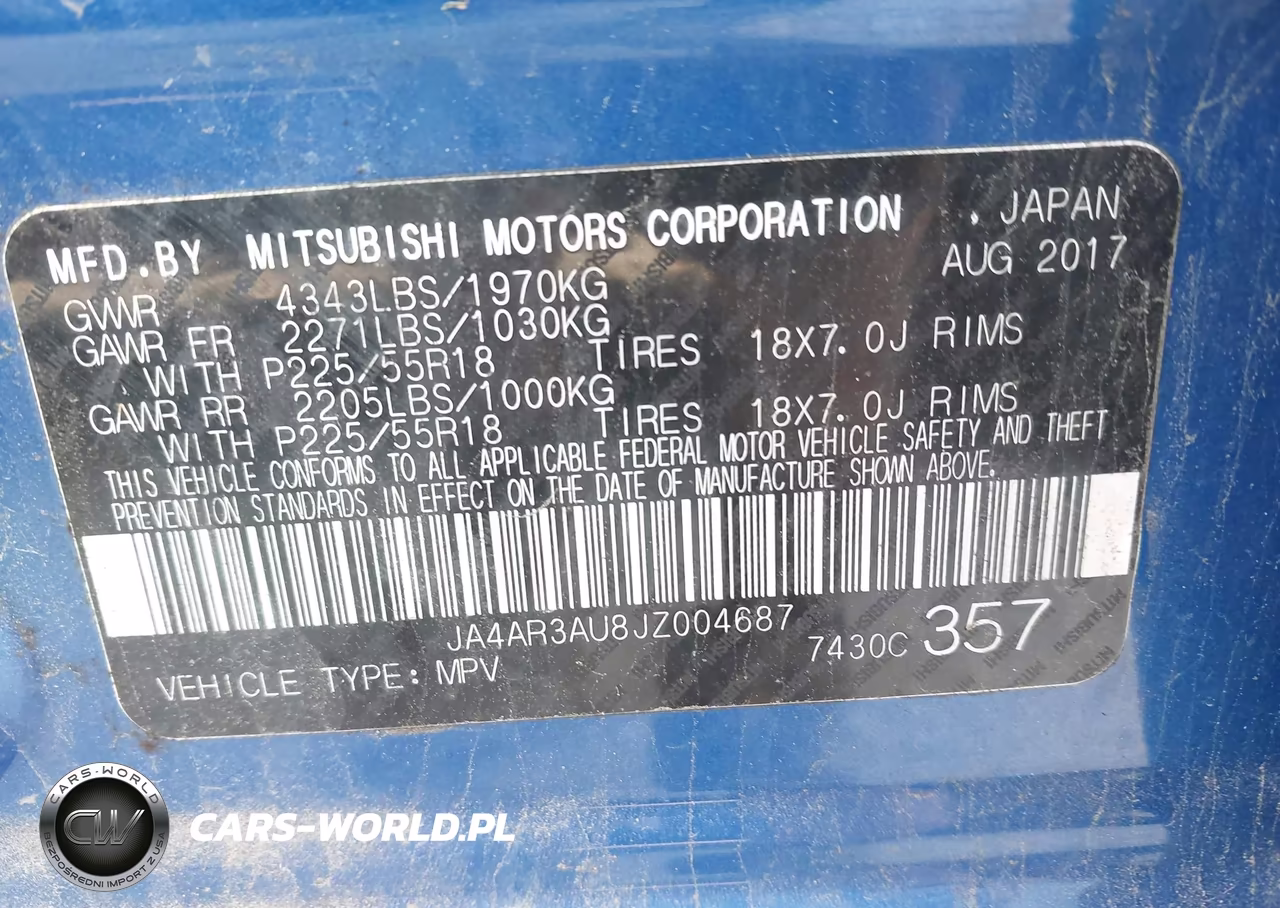 2018 Mitsubishi Outlander Sport 2.0 Es VIN:JA4AR3AU8JZ004687 - 9