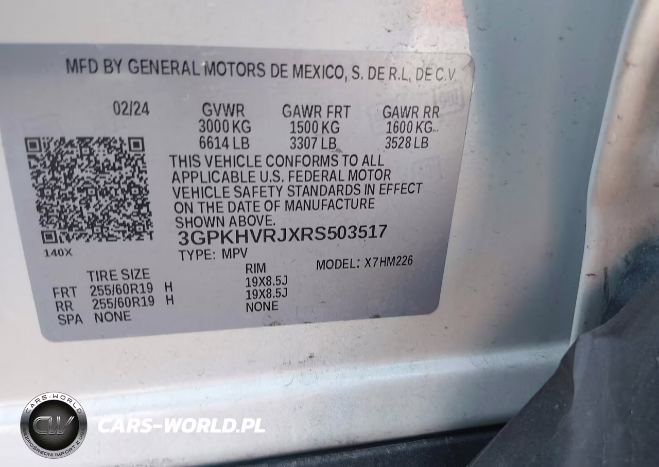 2024 Honda Prologue Ex VIN:3GPKHVRJXRS503517 - 9