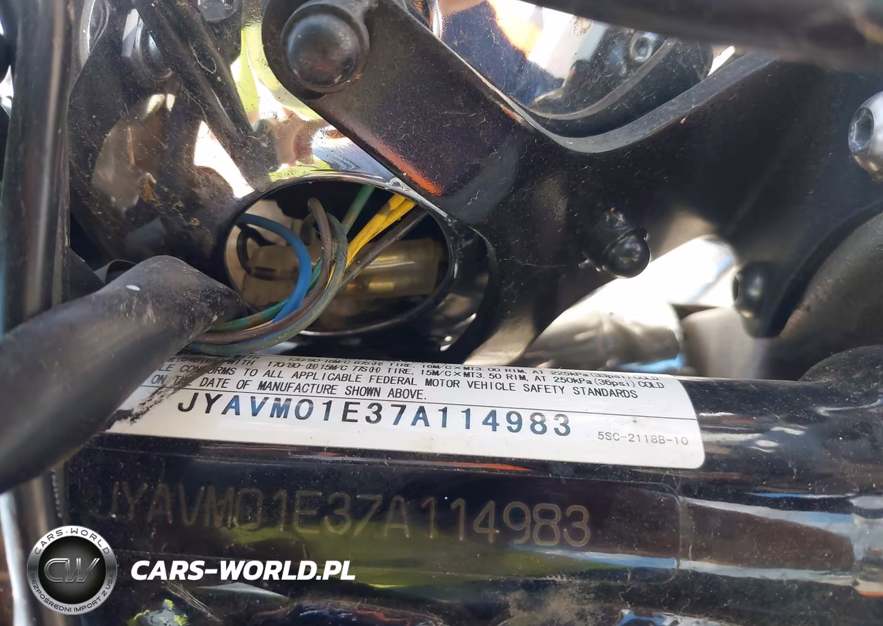 2007 Yamaha Xvs650 VIN:JYAVM01E37A114983 - 10