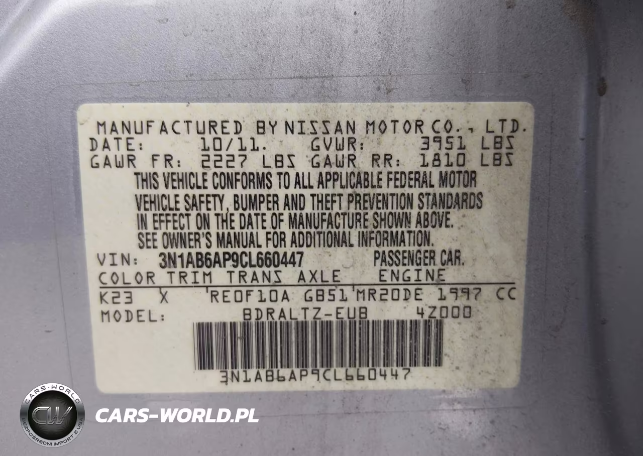 2012 Nissan Sentra 2.0 S VIN:3N1AB6AP9CL660447 - 9