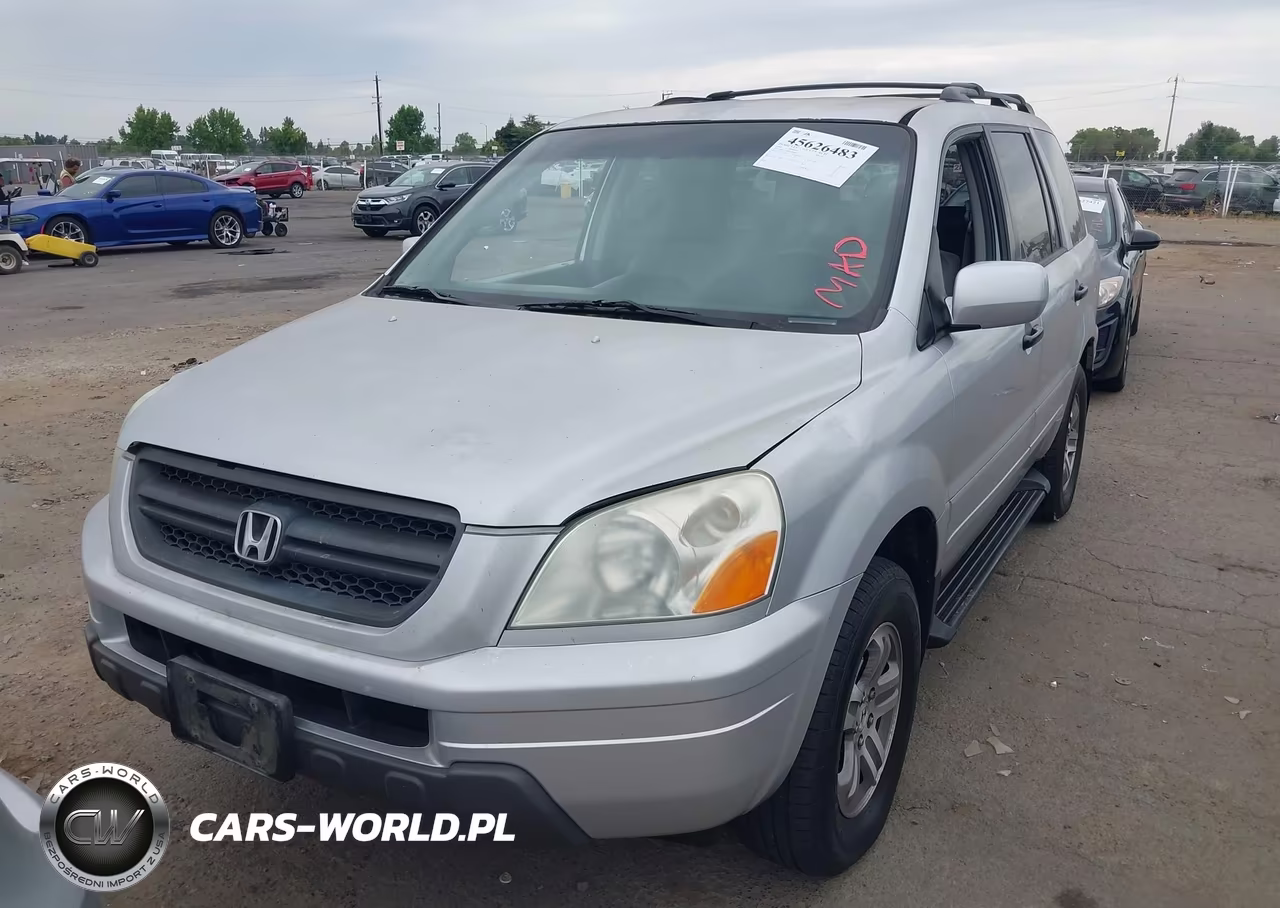 2003 Honda Pilot Ex-L VIN:2HKYF18603H580499 - 2