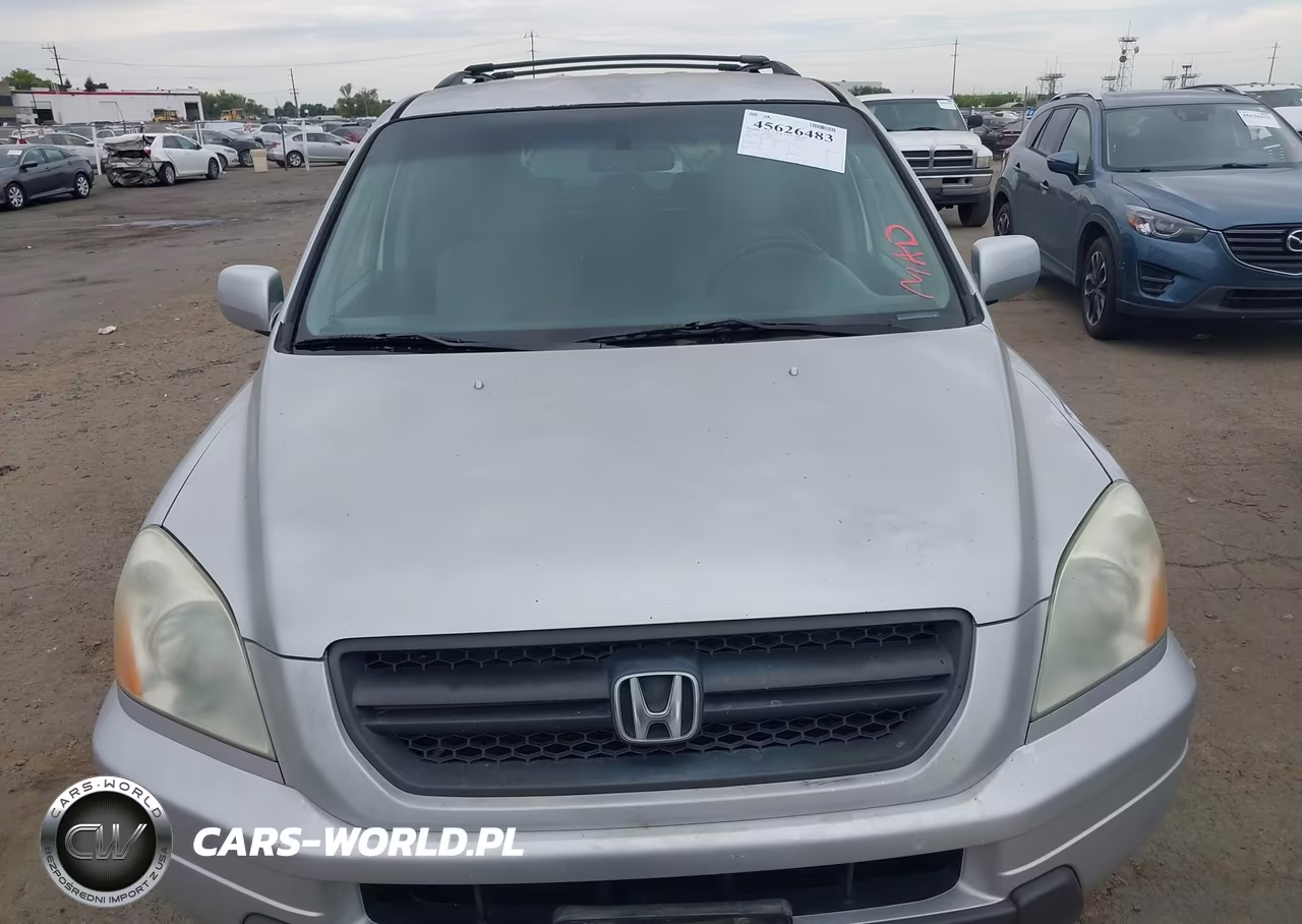 2003 Honda Pilot Ex-L VIN:2HKYF18603H580499 - 6