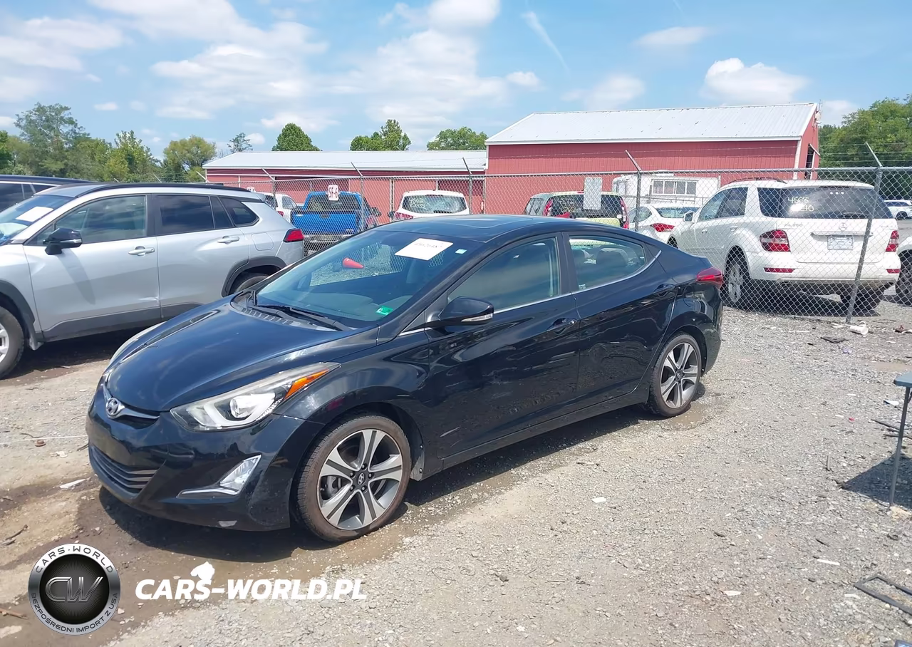 2016 Hyundai Elantra Sport VIN:KMHDH4AH0GU625728 - 2