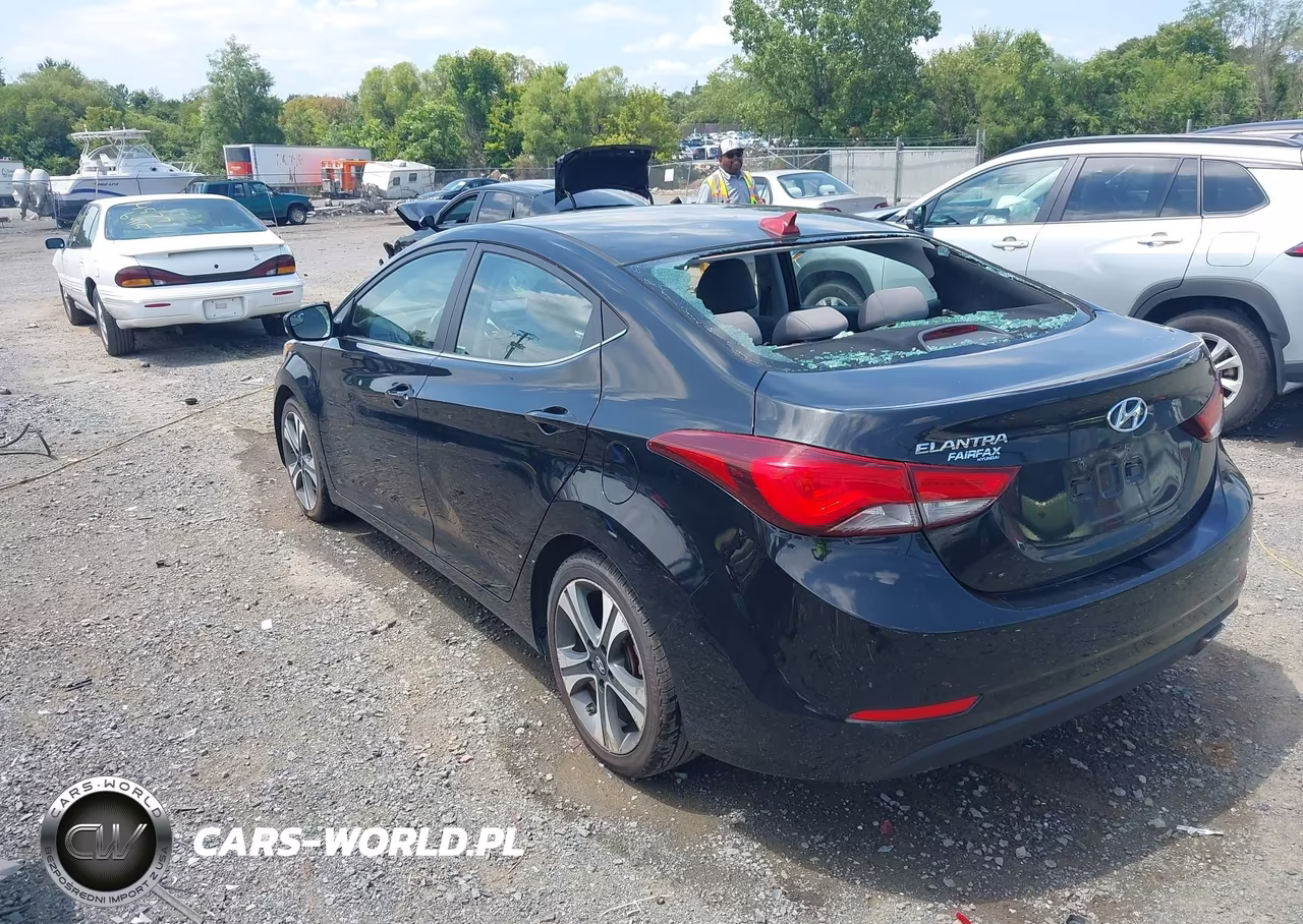 2016 Hyundai Elantra Sport VIN:KMHDH4AH0GU625728 - 3