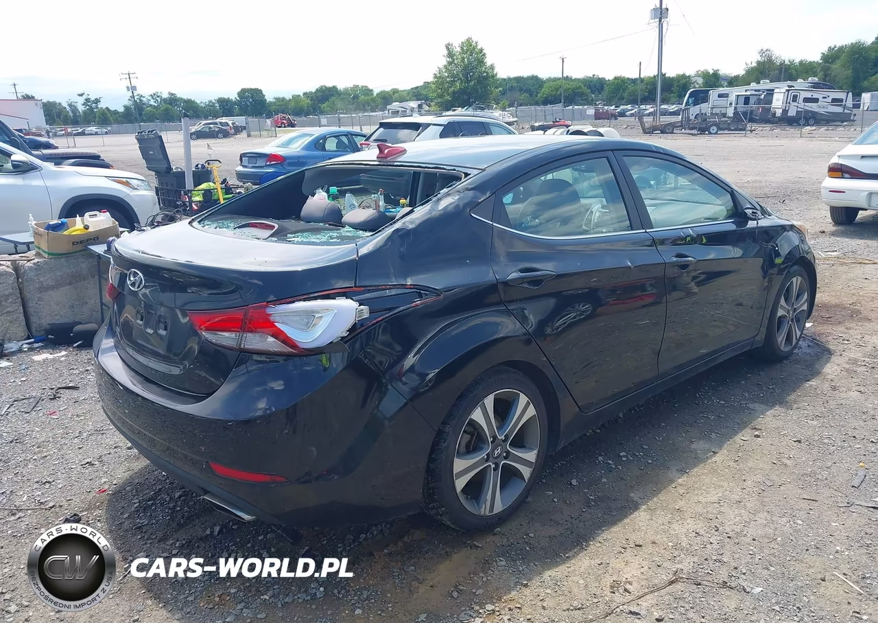 2016 Hyundai Elantra Sport VIN:KMHDH4AH0GU625728 - 4