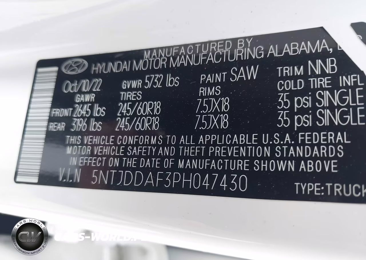 2023 Hyundai Santa Cruz Sel Premium VIN:5NTJDDAF3PH047430 - 9
