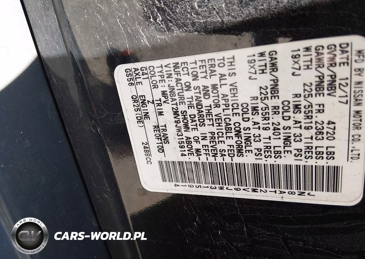 2018 Nissan Rogue Sl VIN:JN8AT2MV9JW315914 - 9