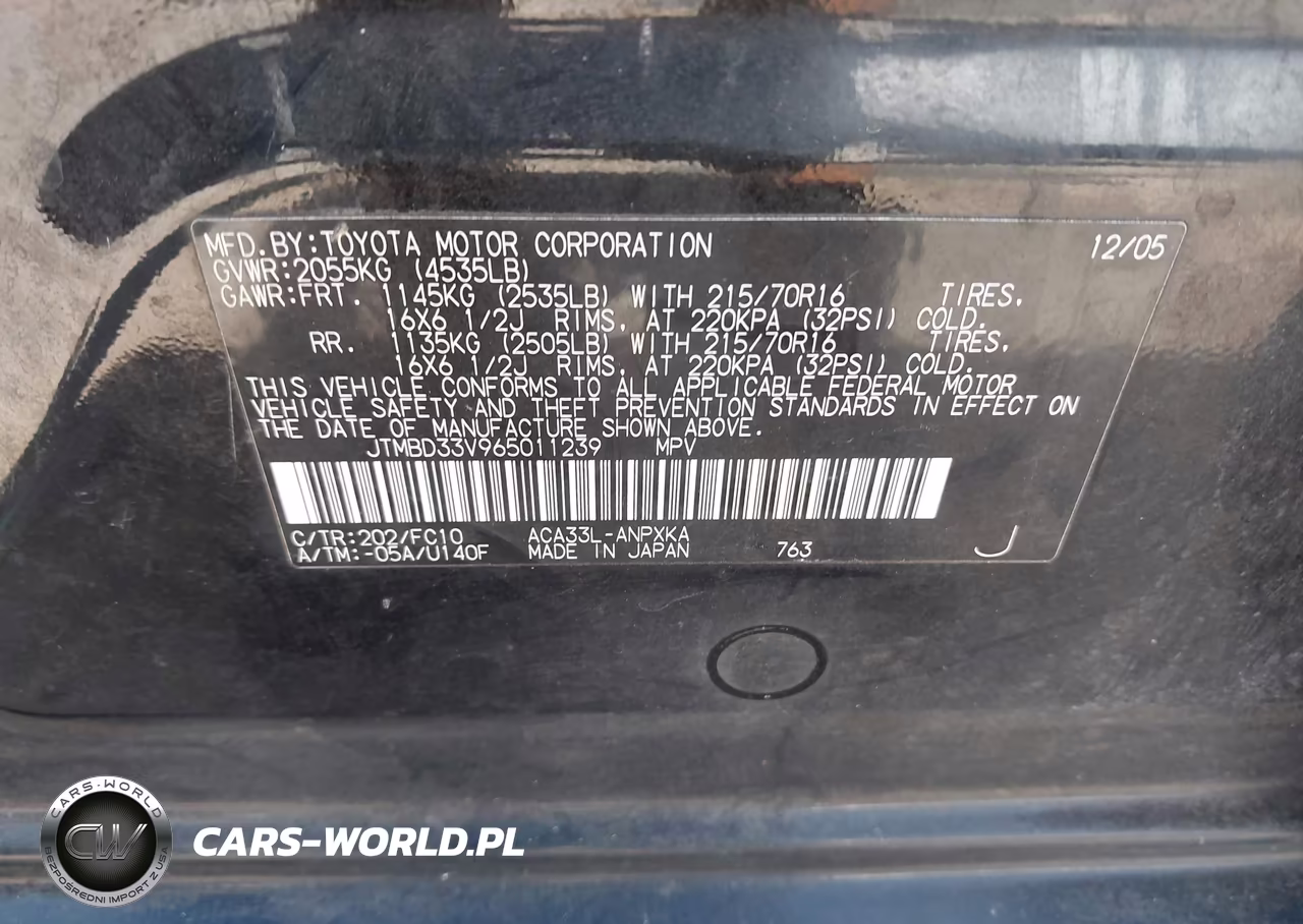 2006 Toyota Rav4 VIN:JTMBD33V965011239 - 9