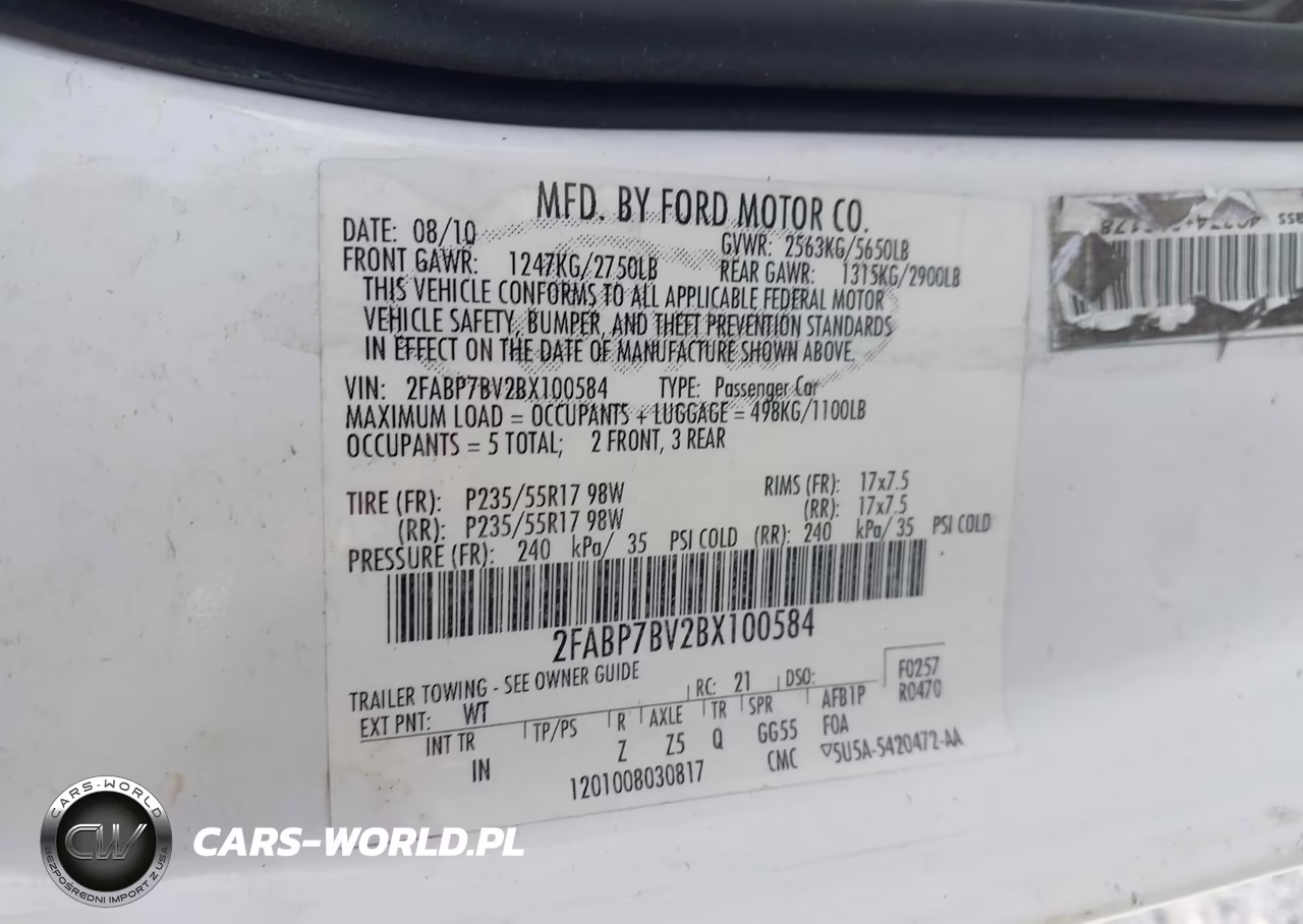 2011 Ford Crown Victoria Police VIN:2FABP7BV2BX100584 - 9