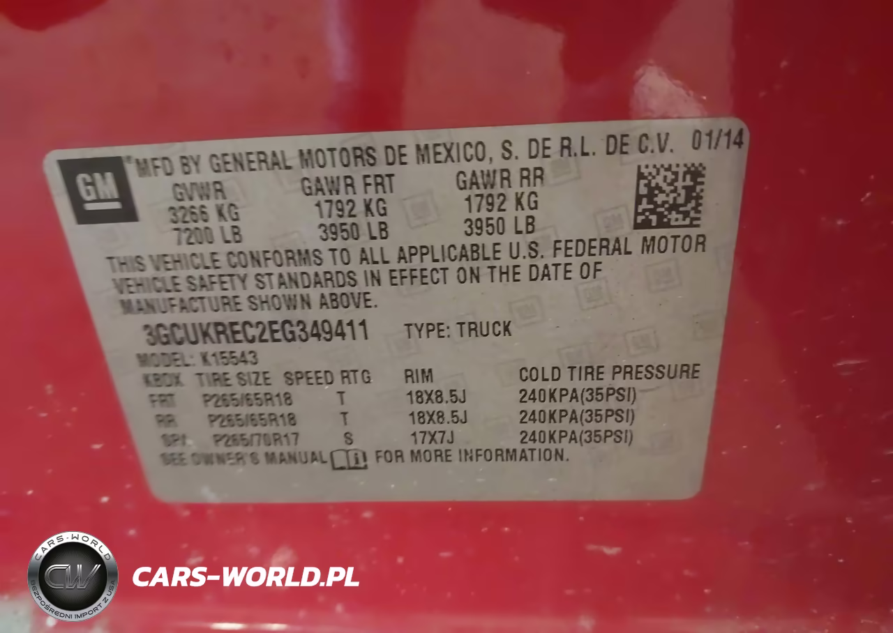 2014 Chevrolet Silverado 1500 Lt VIN:3GCUKREC2EG349411 - 9