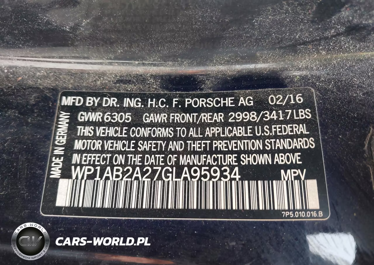 2016 Porsche Cayenne S VIN:WP1AB2A27GLA95934 - 9