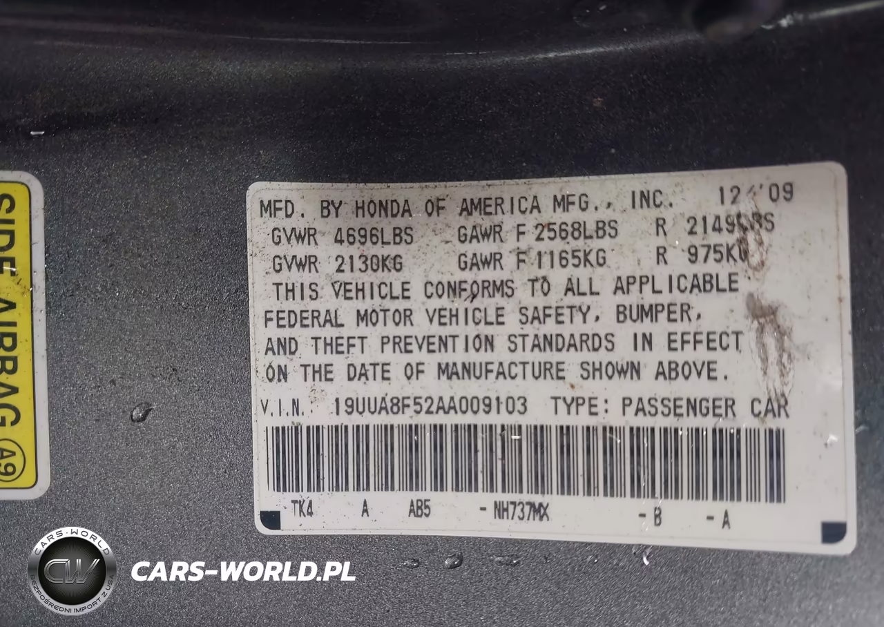 2010 Acura Tl 3.5 VIN:19UUA8F52AA009103 - 9