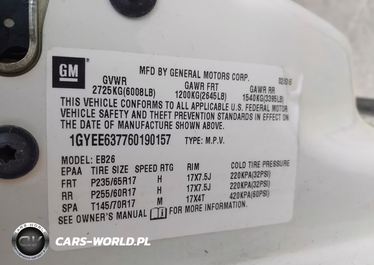 2006 Cadillac Srx V6 VIN:1GYEE637760190157 - 9