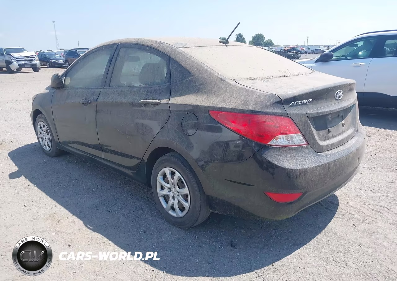 2012 Hyundai Accent Gls VIN:KMHCT4AE0CU168252 - 3