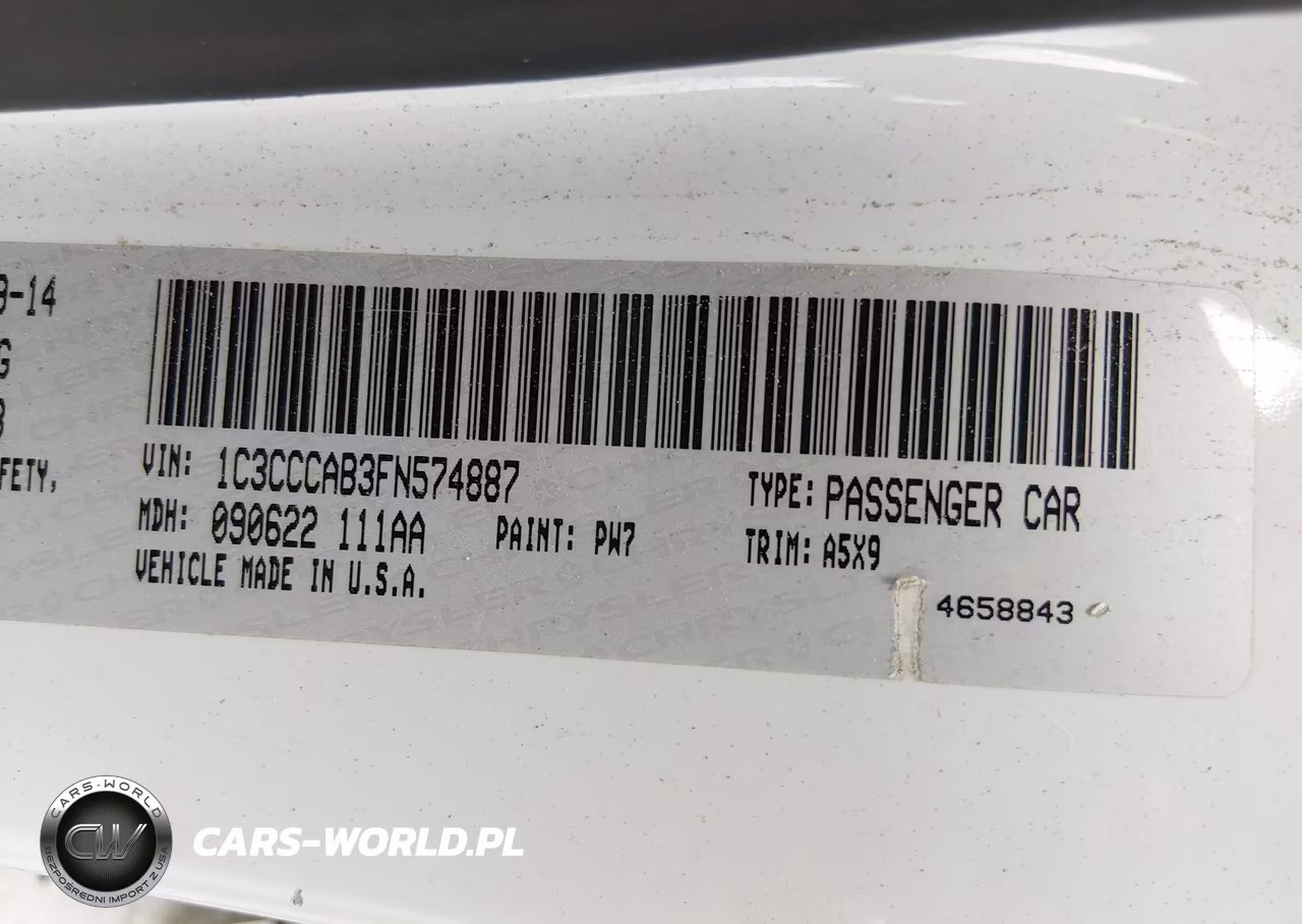 2015 Chrysler 200 Limited VIN:1C3CCCAB3FN574887 - 9