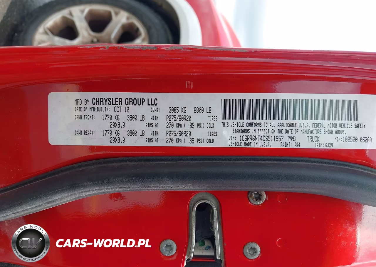2013 Ram 1500 Laramie VIN:1C6RR6NT4DS511957 - 9