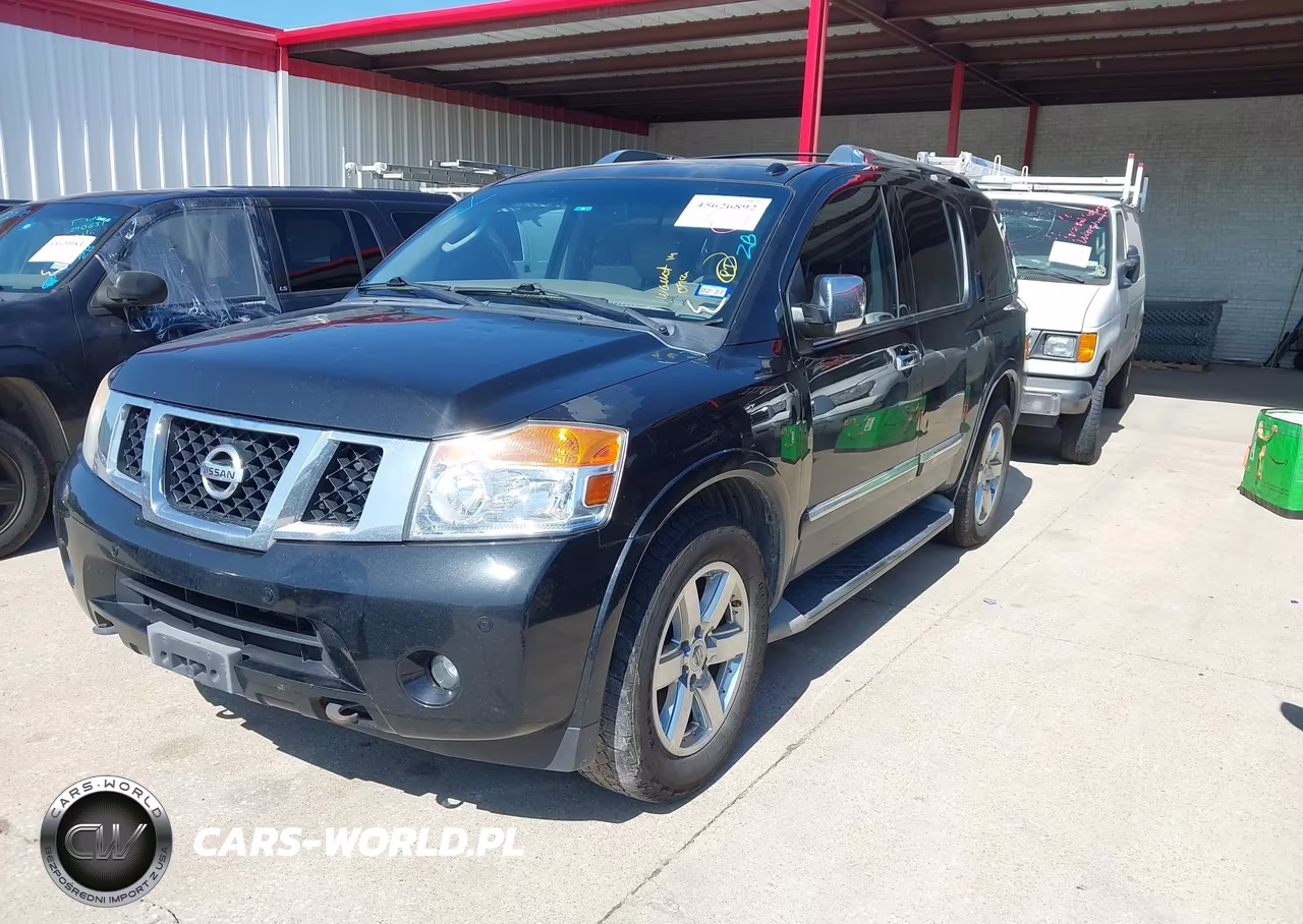 2012 Nissan Armada Platinum VIN:5N1BA0NF8CN607267 - 2