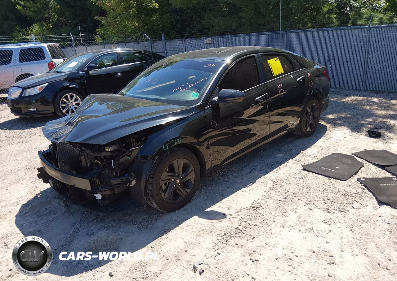 2021 Hyundai Elantra Sel VIN:5NPLS4AG3MH010542 - 2